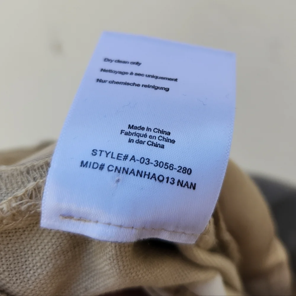 Anine Bing Elyse Trouser in Oat
